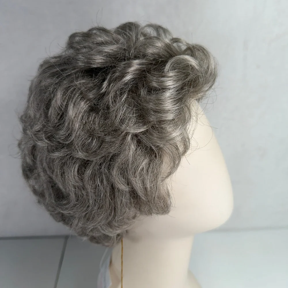 Paula Young Size A Wig Ivy Style Color 56 Grey Short Curly Synthetic Hair NEW